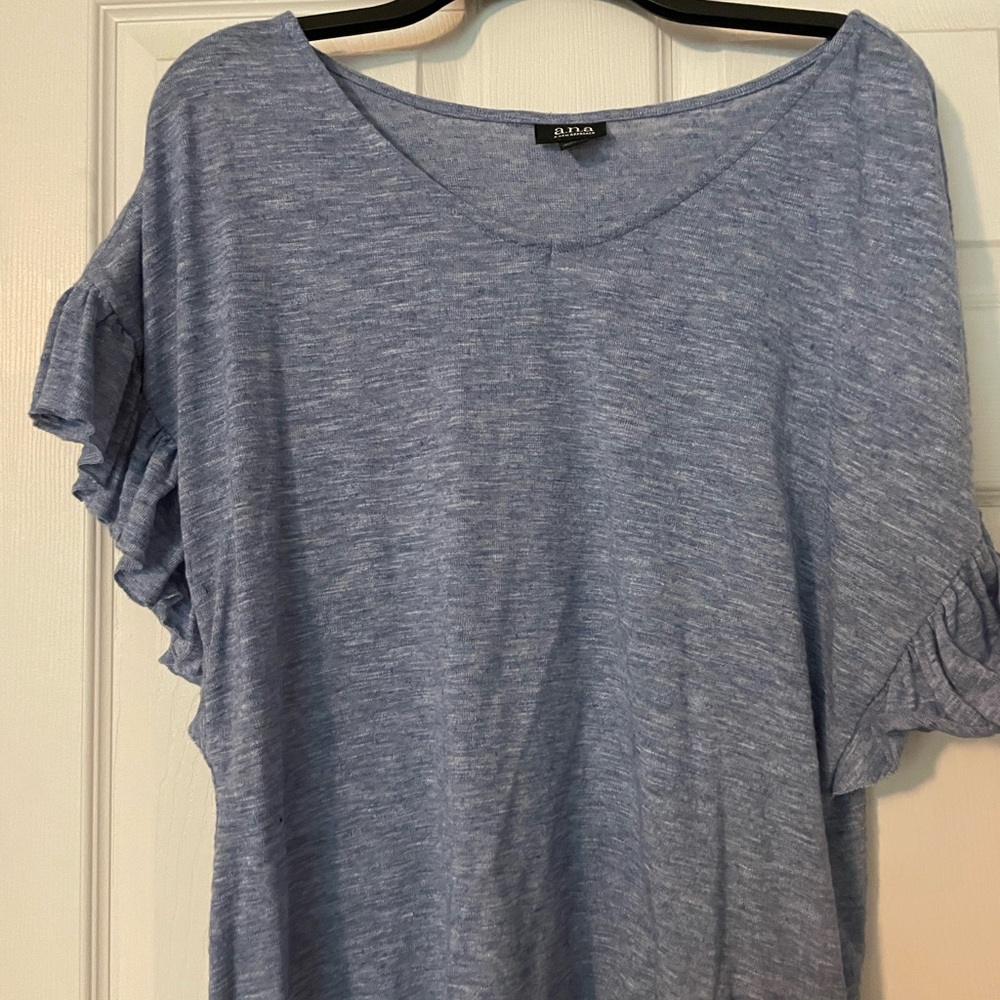 Ruffled shirt.